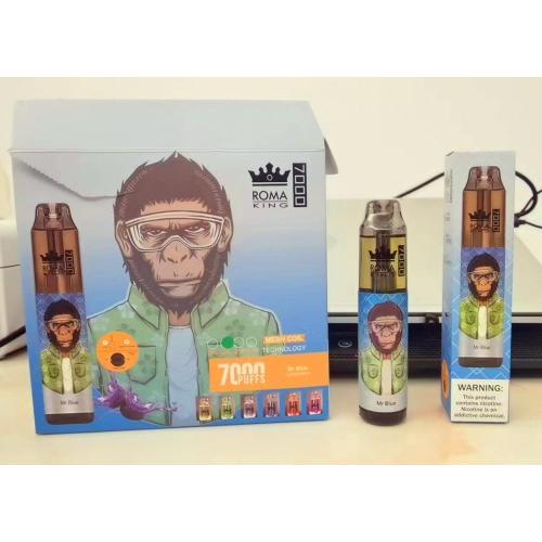 Roma King 7000 Puffs Kit descartável por atacado