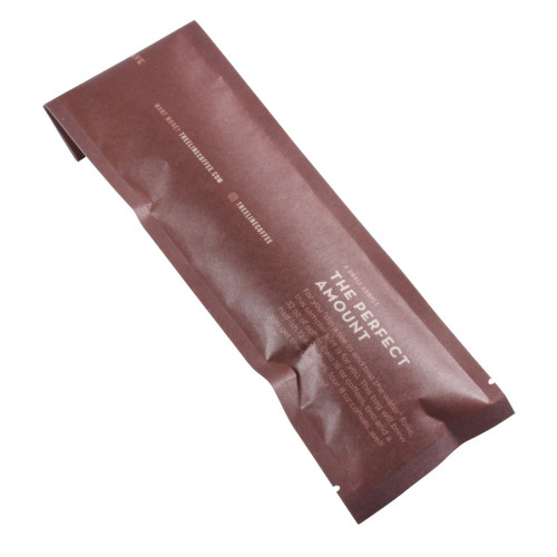 Surface-Coated Travel-Friendly Long And Narrow Coated Compact Printed Coffee Bags With Coating