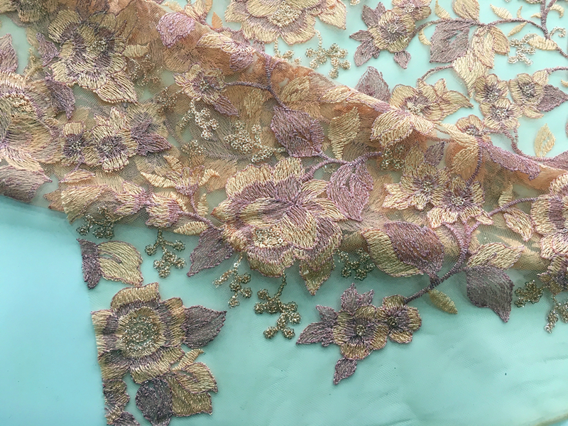 Mesh Embroidery Fabric For Garment