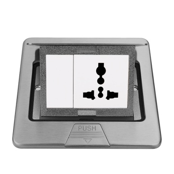최신 디자인 스테인레스 스틸 3 핀 범용 바닥 소켓 박스
