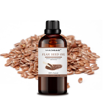 Óleo de semente de linho a granel por atacado Massagem para cuidados com o tratamento de cuidados com a pele