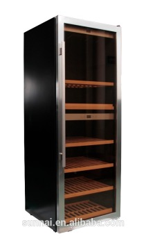 wine fridge 126 bottles 270L single zone wine refrigerator cabinet