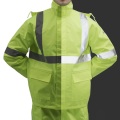 2024 Top Clother Workwear Safety Reflect Chaqueta de lluvia reflectante