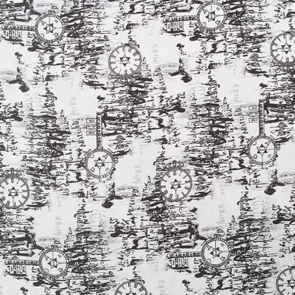 Woven Printed Custom 100% Rayon Viscose Fabric