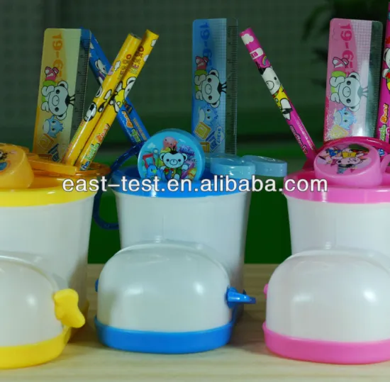 School/Office Cartoon Stationery/Gift Pen/pencil Holder/Container/Box Set For Children/Students/kids(5 pieces set)