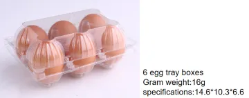 24 Holes PET Plastic Egg Tray