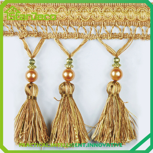 High Quality Home Decoration Curtain Tassel Fringe from China factory