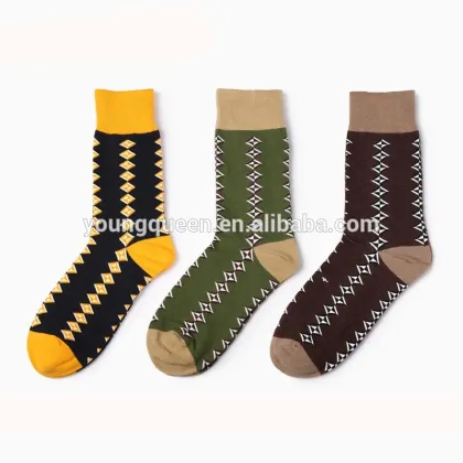 HW235 happy socks Business men socks combed cotton socks