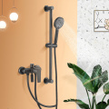Household 3-Function Shower Brass Bathroom Chrome Shower Set