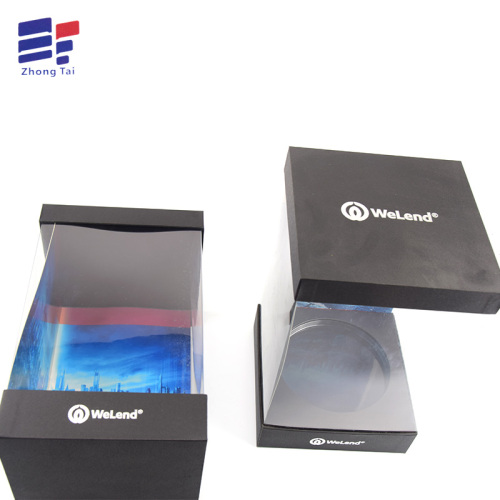 PVC window custom toy display packaging box