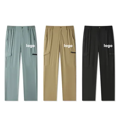 Men`s Training Pants with Zipper Pockets