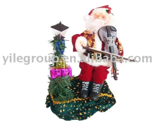 the violin santa claus