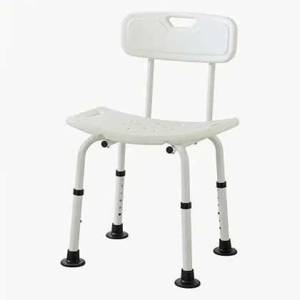 Adjustable Height Anti-Fall Foldable Shower Chair