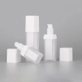 Vaso cosmetico Tappo bianco quadrato opaco