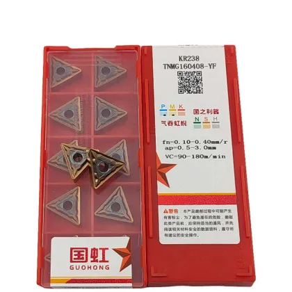 TNMG160408-YF KR238 Nc Lathe Machining Stainless Steel Turning Tool Carbide Blade