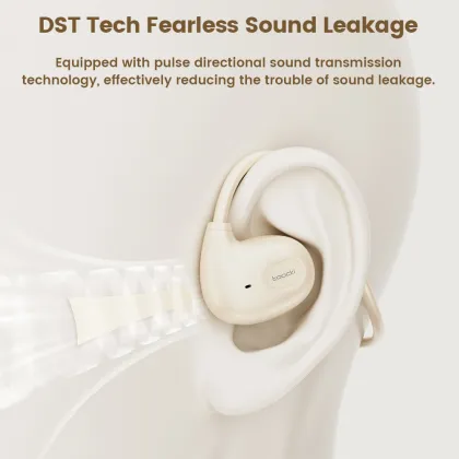 Toocki 8-Hour Battery Life Open Ear Bluetooth Headphones 5.3