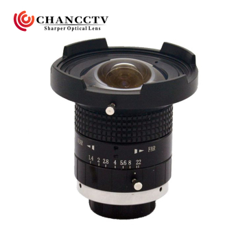 2/3\" 3.5mm Focal Length 152 Degree C Mount Fisheye Lens for Industrial Machine Vision