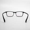 Marcos de lentes de ojos transparentes para caras anchas