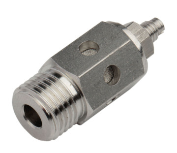 Xhnotion pneumatic Stainless Steel SS316L Throttle Valve Silencer
