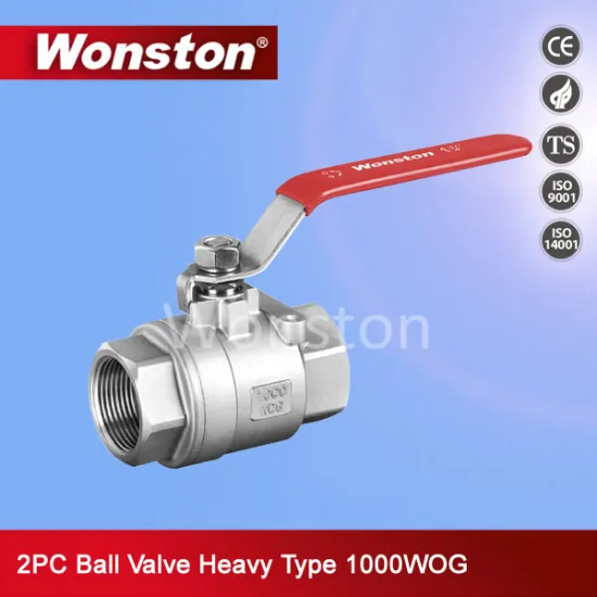 Stainless Steel 2PC Ball Valve 1000wog Heavy Type