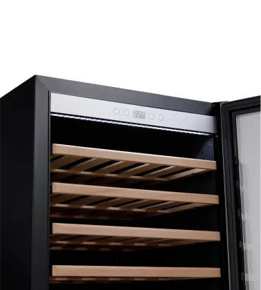 Compressor cooling single zone undercounter wine cooler