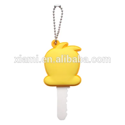 hottest embossing lovely elephant rubber elephant key holder
