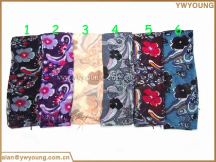 Fashion summer sunscreen scarves 100% bamboo women scarf