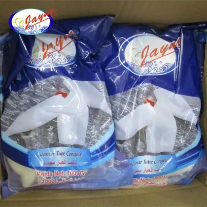 China factory good quality types of seafoods squid tube iqf