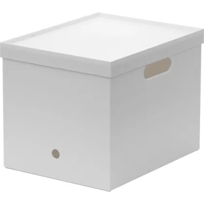 Plastic pulley handle office household storage box