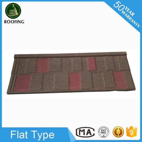 Professional Flat roof tile prices,metal roofing tile with high quality