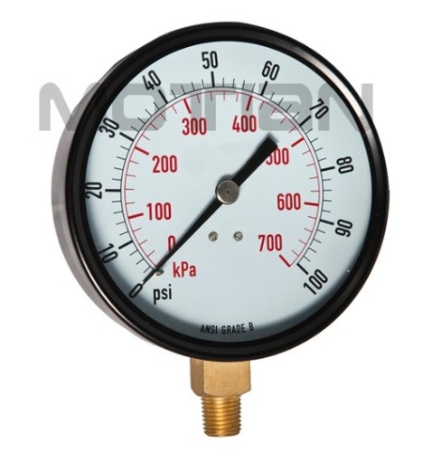 4.5 Inches Steel Case Glass Surface Pressure Gauge