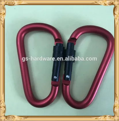 Locking carabiner,aluminum carabiner,XS-C0801