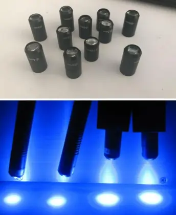 UV-LED Spot Light Sources for Adhesive Electronics