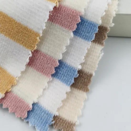 Rib Loose Knit Thick Knitted Corduroy Pants Fabric