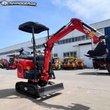 1.2 tons tailless hydraulic small digger mini farm excavators for sale