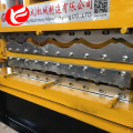 Glazed tile roofing sheet double layer forming machine