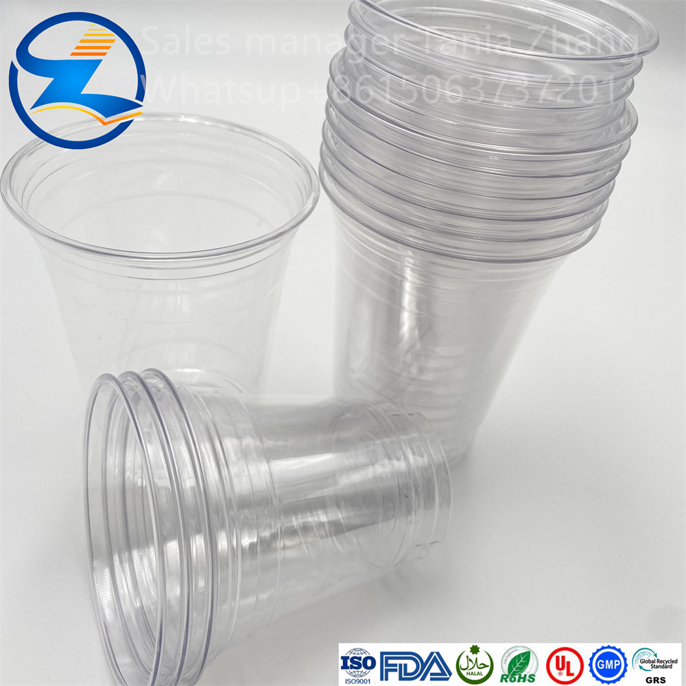 Full Transparent Pet Thermoforming Plastic Cup 5 Jpg