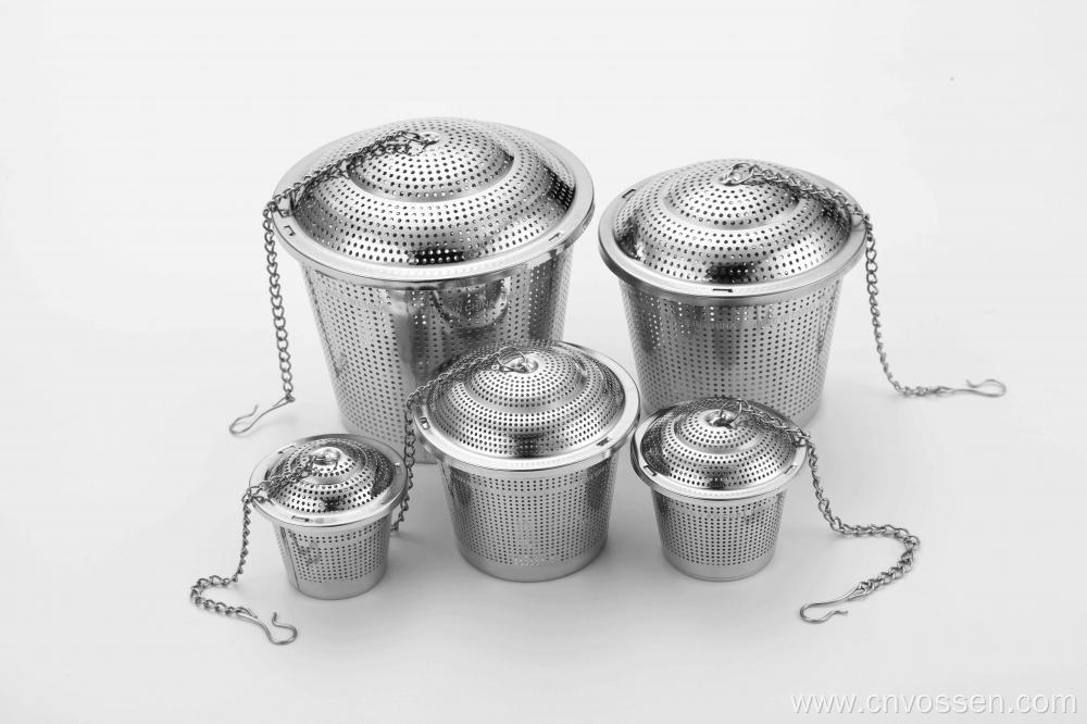 5 SIZE Etching Cup Shaped Tea Infuser