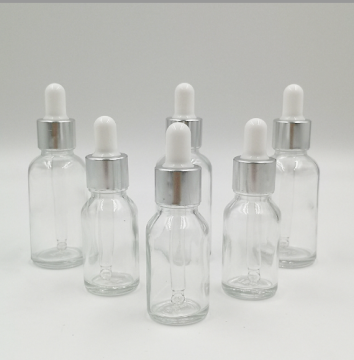30ml clear glass dropper bottle