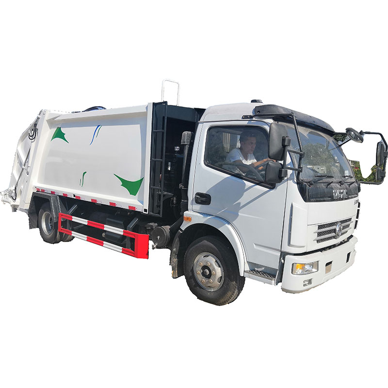 8cbm trash compactor waste truck