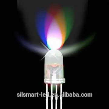 5mm RGB Diffused Color LED Diodes with 4pins