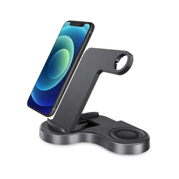 Wholesale Light Foldable Mobile Phone Holder, Charger, 3-in-1 Wireless Charger with Anti-slip Base