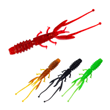 1.7G Fishing Lure Long Shrimp Soft Bait Artificial Soft Lure