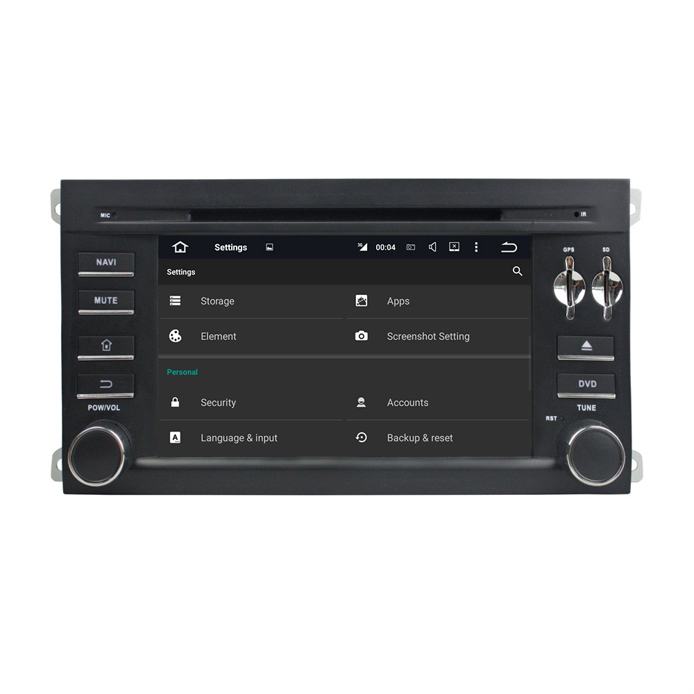 Android 7.1 car dvd player for PORSCHE Cayenne