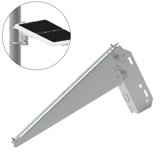 Adjustable Wall Mount Solar Panel Bracket for Outdoor Street Light, CCTV, and Off-Grid Systems