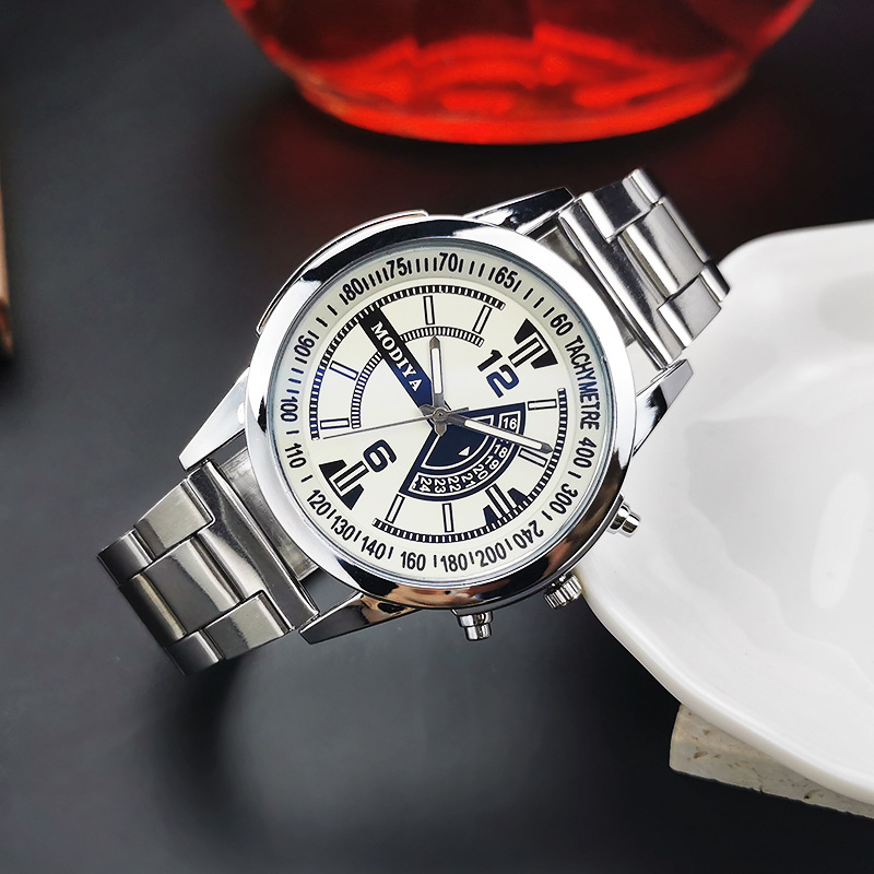 Quartz Chronograph Stainless Steel Wrist Watches for men