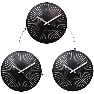 Round Running Moving Wall Clock