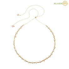 Elegant Freshwater Pearl Necklace with Modern Design