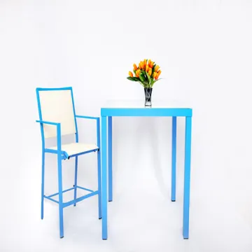 Blue Garden Patio Furniture Set Dining Set Table and Chairs
