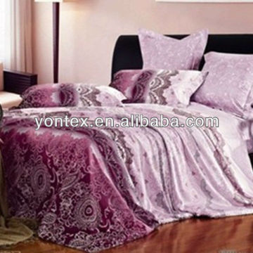 2014 Hot Sale Reactive Printed Bedding Set for Wedding